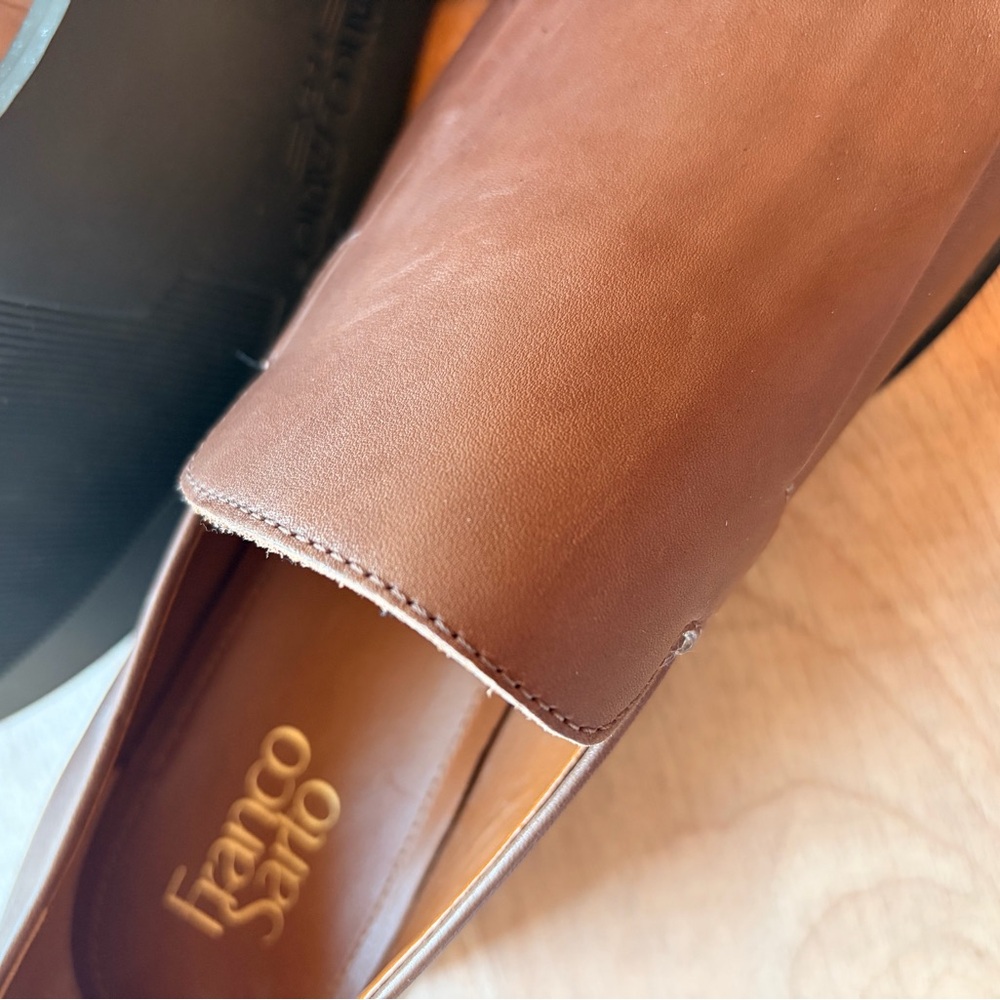 Franco Sarto Bocca Women's Slip-On Leather Loafers - Picture 9 of 10